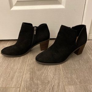 Lucky Brand black ankle boots